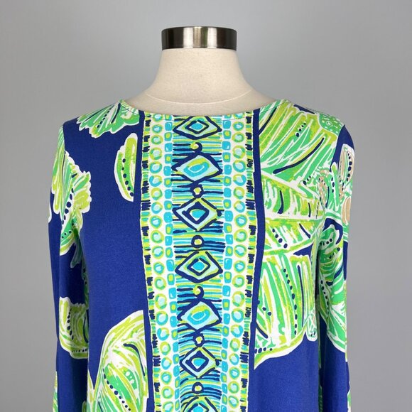 Lilly Pulitzer Womens Ophelia Swing Dress Iris Blue Latitude Adjustment size S - Picture 5 of 16